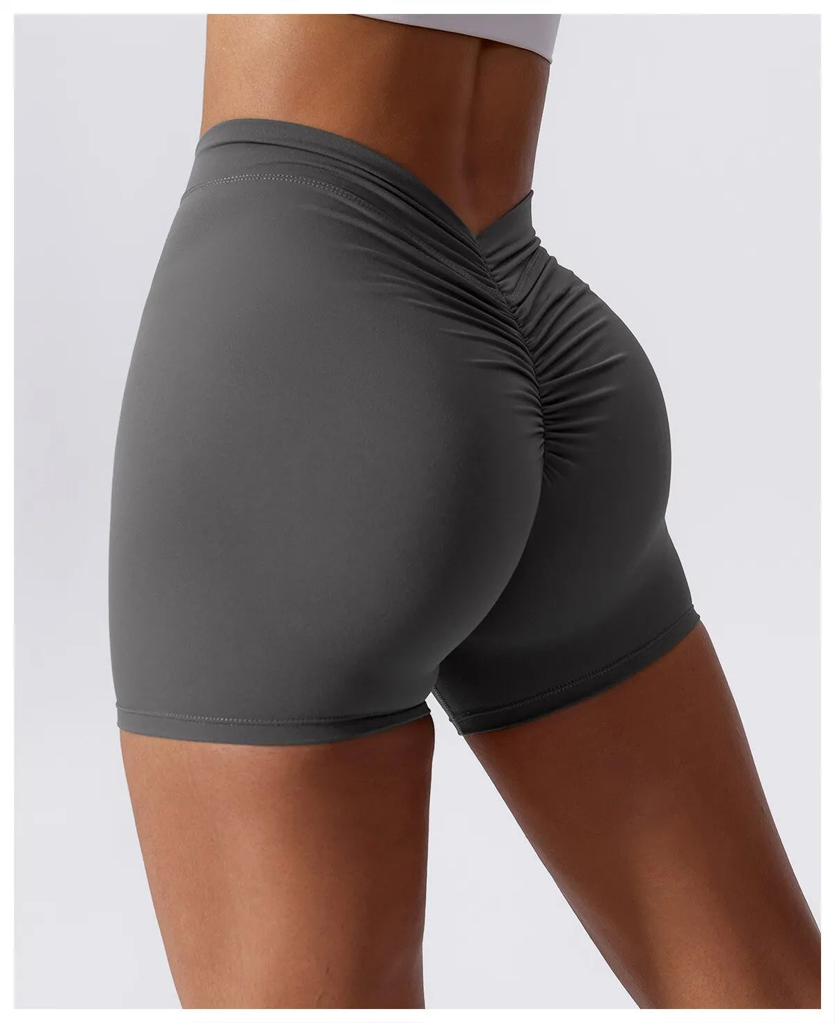 Women's Sexy Stretch Yoga Shorts With Hip Lifting And Abdominal