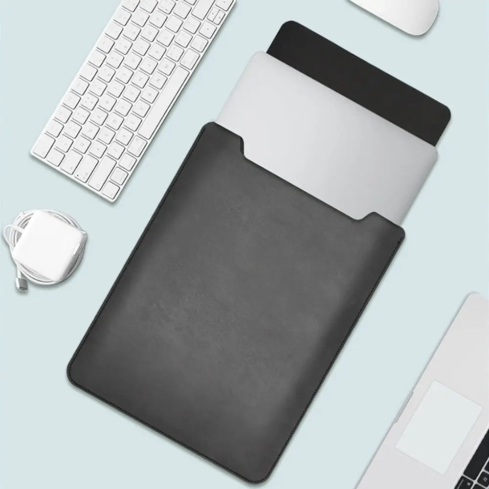 13 14 15 inch Laptop Sleeve Case Ultra Thin PU Leather Ultrabook Cover