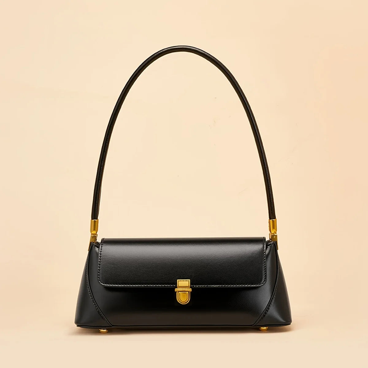 Women's Bag High Feeling Fashion Style PU Material Shoulder Bag Retro