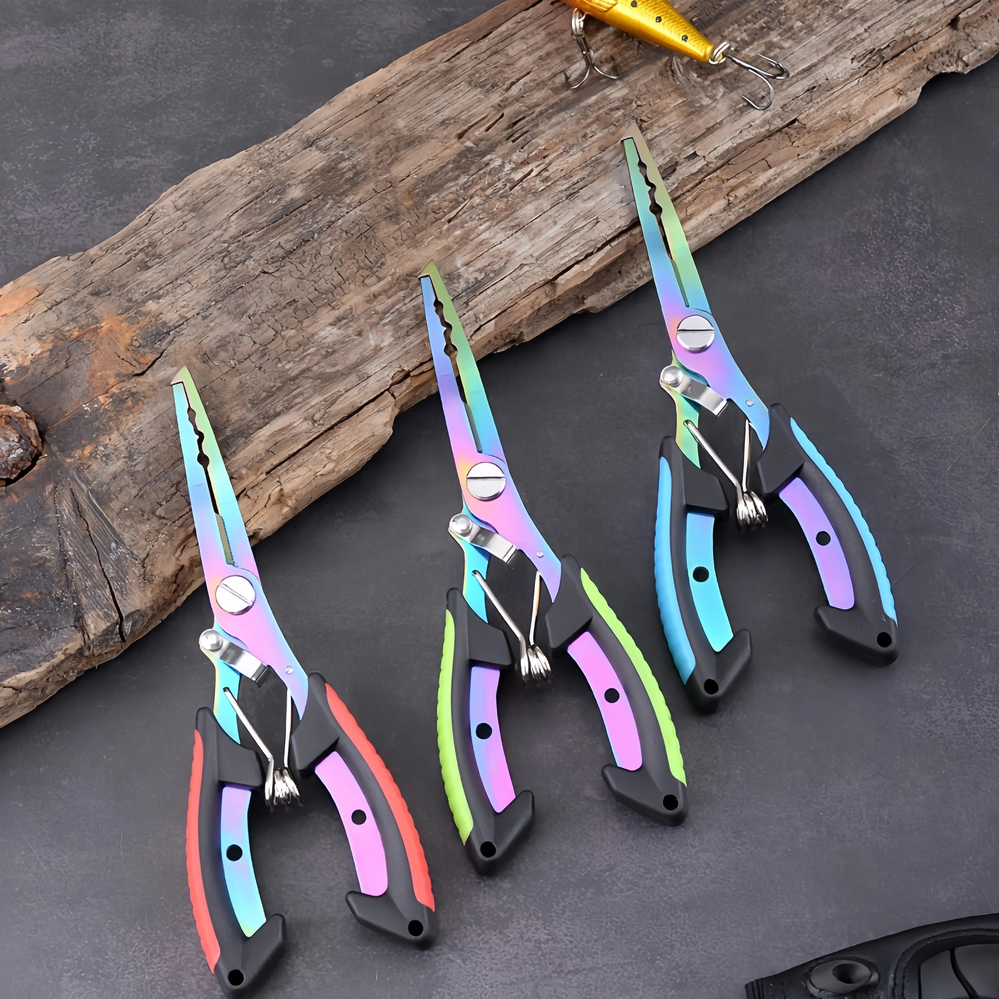 1pc Multi-functional Fishing Pliers, Stainless Steel Line Cutter,