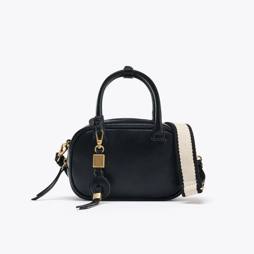 MINI TOPSTITCHED BAG, Wide Strap Women's Vintage Crossbody Bag, Ladies