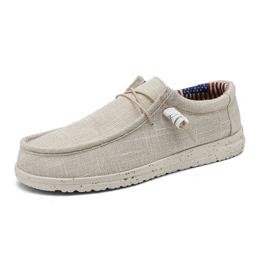 Men Casual Shoes Slip on Canvas Loafers Comfortable Walking Flats for