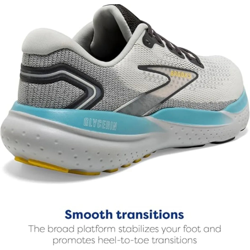 Brooks Men’s Glycerin 21 Neutral Running Shoe Provides Premium