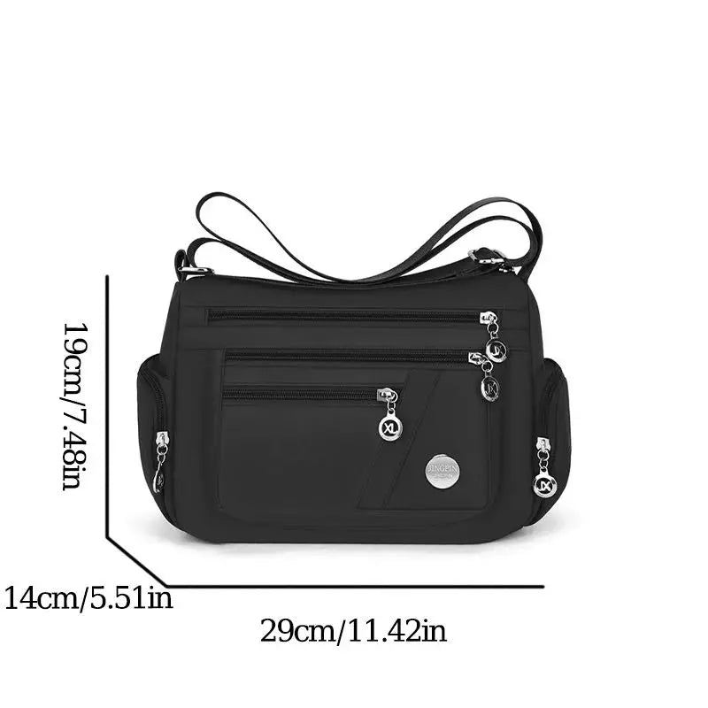 Women Nylon Waterproof Bag Messenger Bags For Lady Crossbody Large