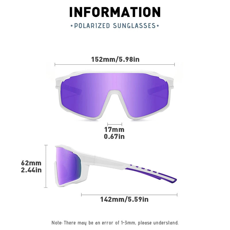 FLYING WAVES Cycling Sunglasses Men Women Polarized Outdoor Sports