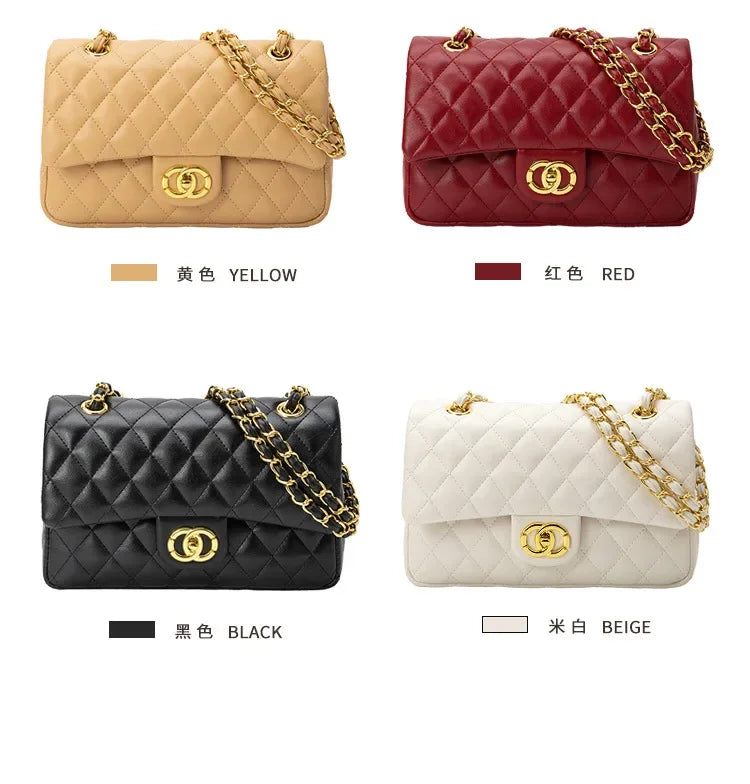Ladies Leather Crossbody Bag Shoulder Handbag Messenger Tote Luxury