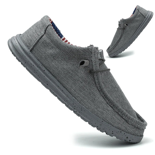 Plus Size Men's Solid Color Breathable Slip On Classic Loafer Shoes