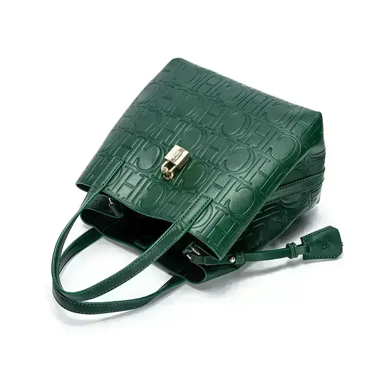 Embossed Ladies Crossbody Bag Letter Printing Design Ladies Handbag