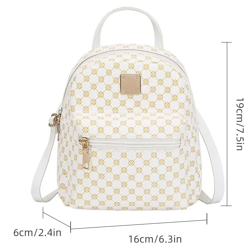 Classic Women Backpack Fashion School Bags Female Daily Shopping Girl