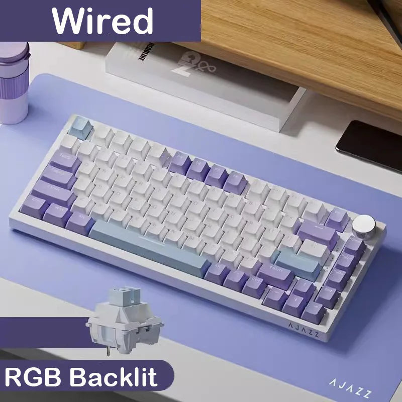 AJAZZ AK820/AK820Pro Mechanical Keyboard TFT Screen Multifunctional