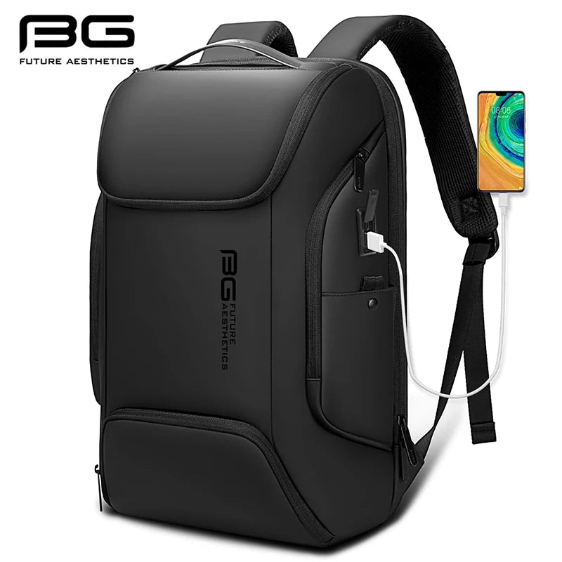 BANGE Business USB Charging Smart Backpacks Fits 15.6 Inch Laptop