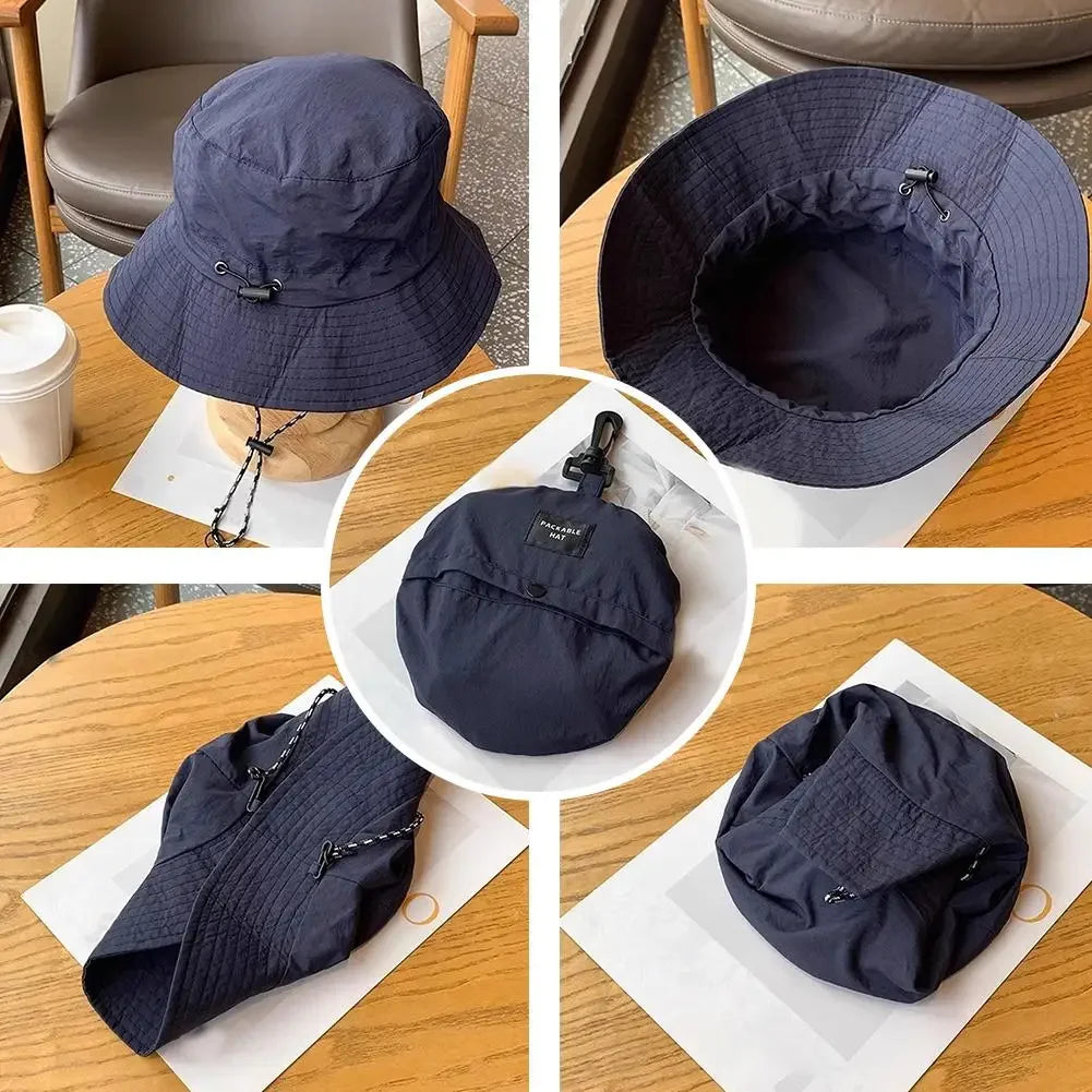 Waterproof Fisherman Hat Women Summer Sun Anti-UV Protection Camping