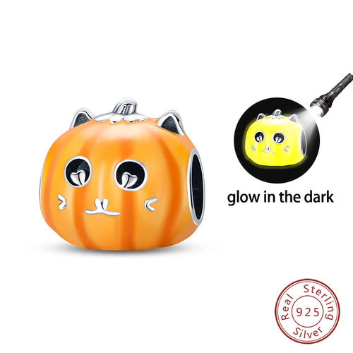 925 Sterling Silver Chameleon Luminous Firefly Butterfly Charms Beads