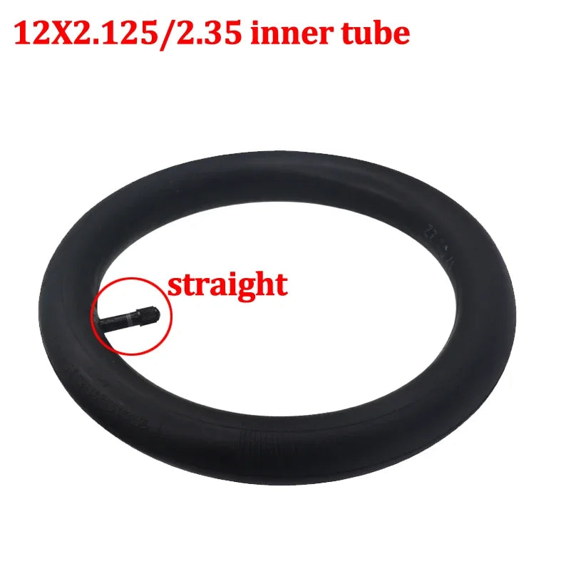 12 Inch 12x2.125 Butyl Inner Tube 12x2.35 Camera for Many Gas Electric