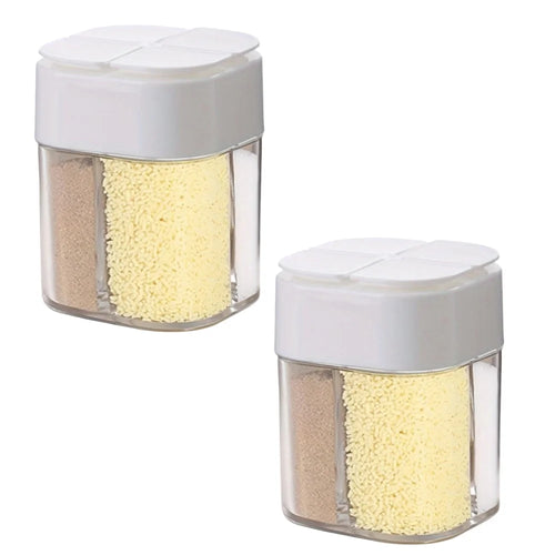 4in1 Camping Seasoning Shaker Multi-Purpose Spice Jar with Lid