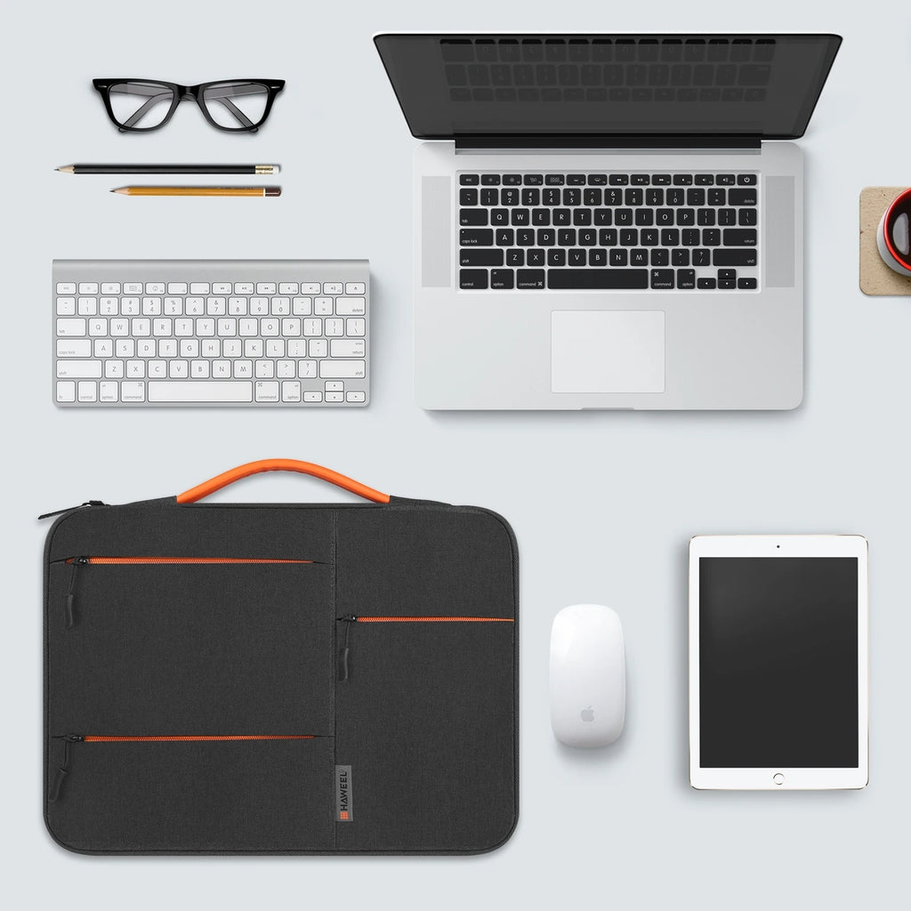 HAWEEL 13.0-15.0 inch Sleeve Case Zipper Briefcase Laptop Handbag For