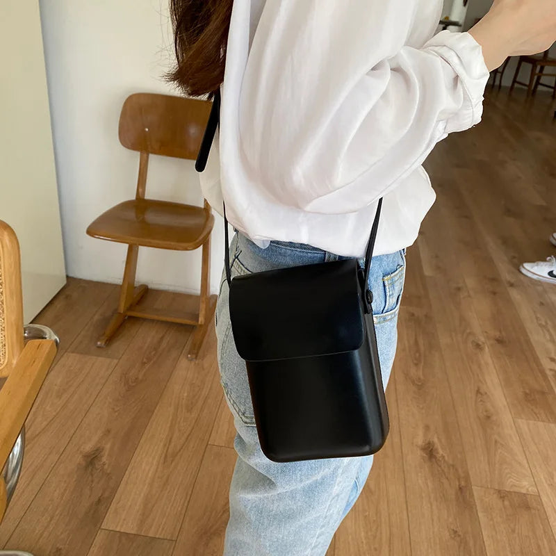 New Women Handbags Pu Leather Phone Purse Fashion Female Messenger Bag