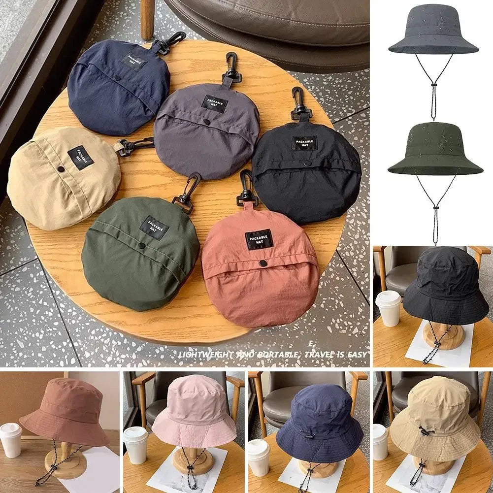Waterproof Fisherman Hat Women Summer Sun Anti-UV Protection Camping
