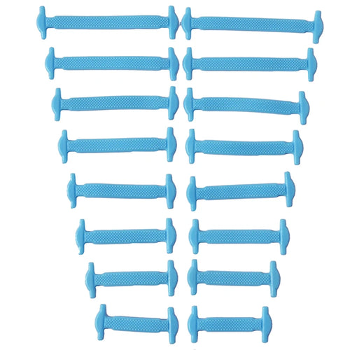 16pcs/lot Silicone Shoelaces No Tie Shoelaces 12 colors Elastic Lace