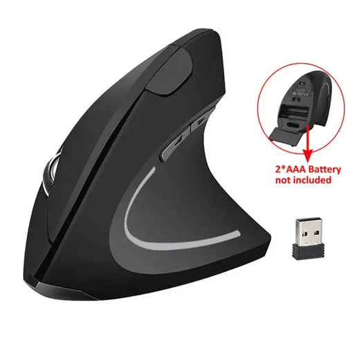 2.4G Wireless Mouse Vertical Ergonomic Mause Gamer Right Hand USB