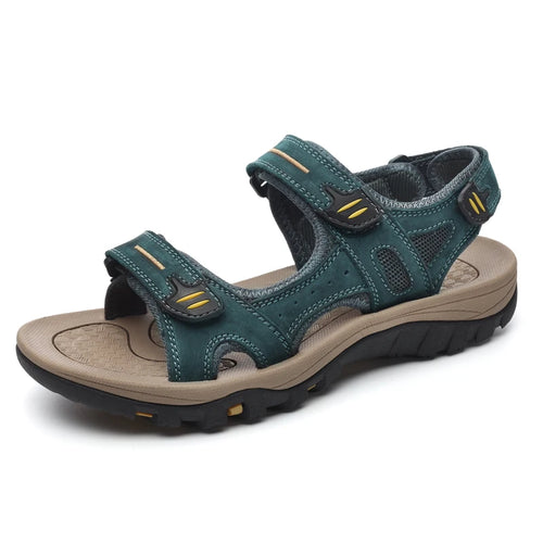 Genuine Leather Men Sandals Summer New Large Size Men Sandals Outdoor