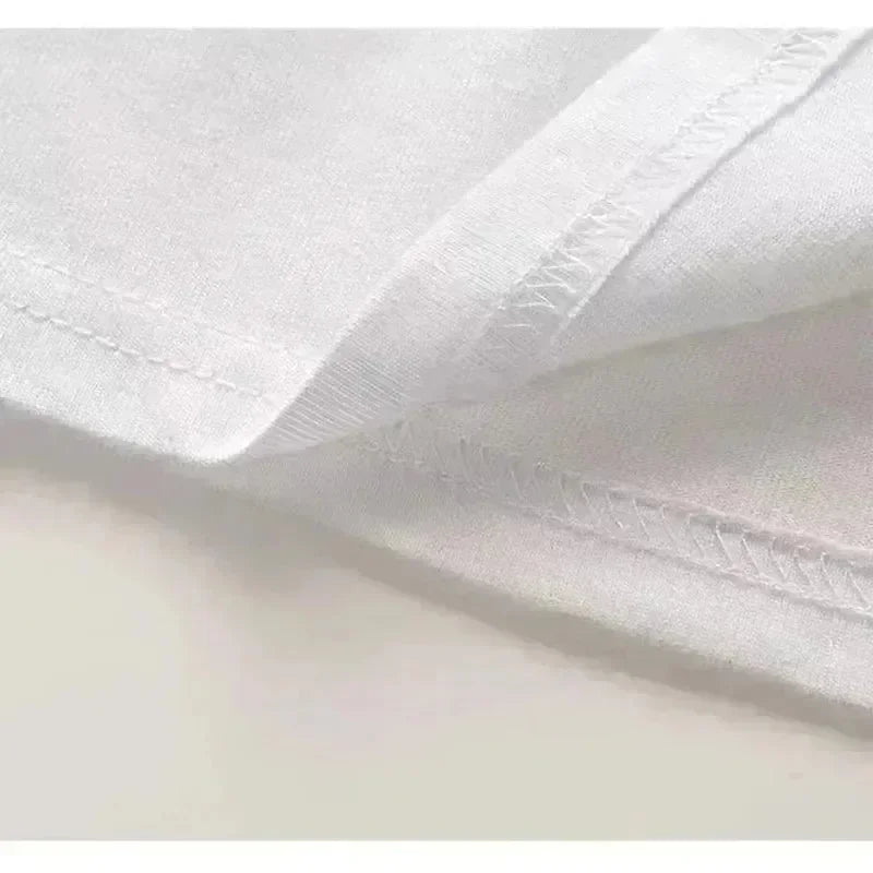 New Harajuku Couple Cartoon Pattern Graphic T Shirts Hip Hop Goth