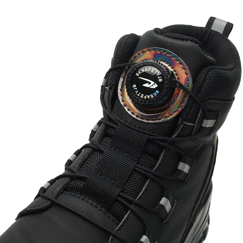 Waterproof Safety Boots Men Indestructible Steel Toe Work Boots