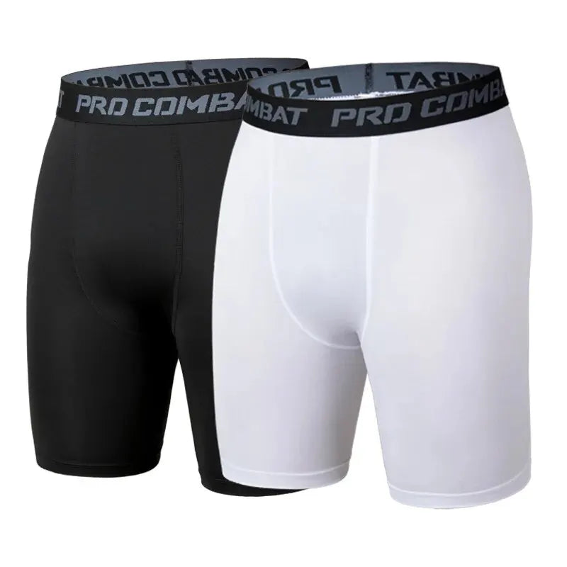 Men's Sports Leggings, Bottoming Shorts, Quick-drying Stretch Fitness,