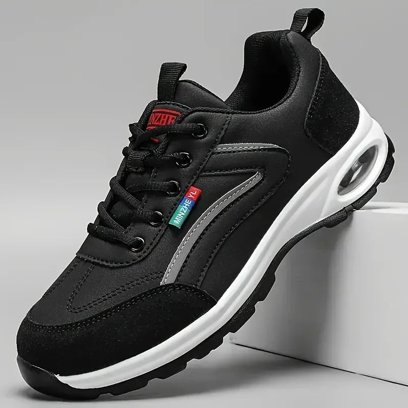 Trendy Men’s Indoor Height Increase Running Shoes Anti-Slip Rubber