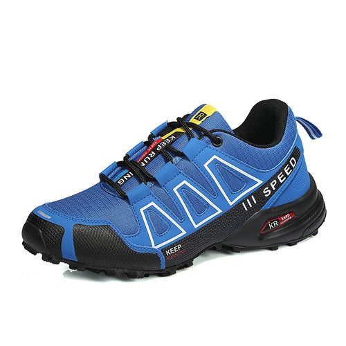 Men‘s Waterproof Hiking Shoes Outdoor Trainers Lace-up Climbing Shoes