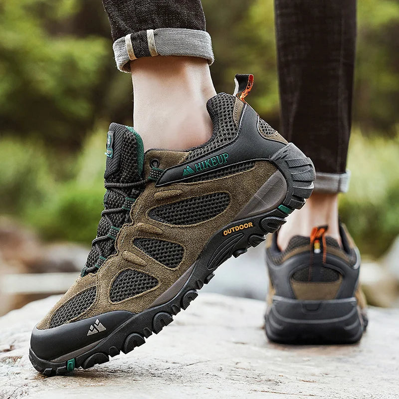HIKEUP New Non-slip Wear Resistant Men‘s Outdoor Hiking Shoes