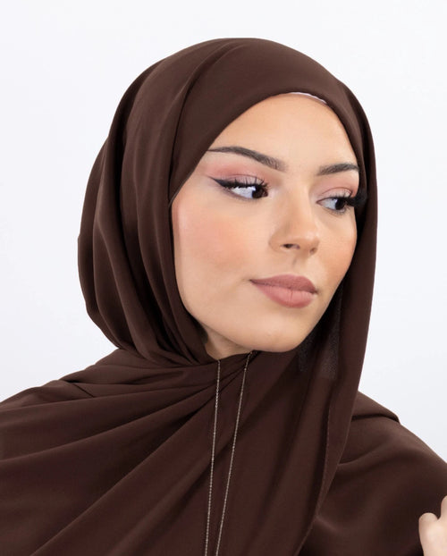 Pin Free Instant Chiffon Hijab Women Jersey Bonnet Islam Shawls and