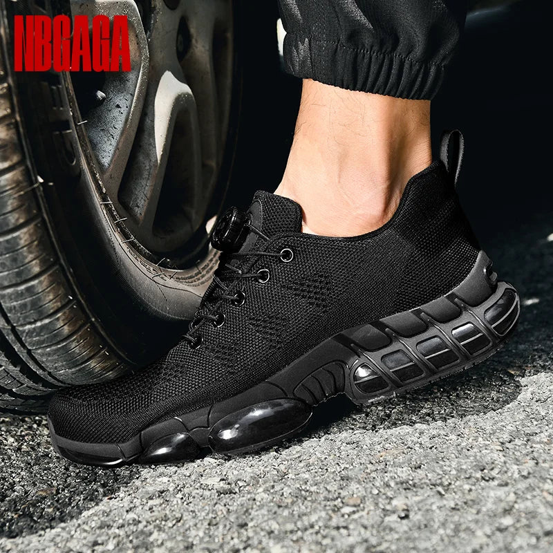 Men's Safety Work Boots Steel Toe Composite Toe Lightweight Slip