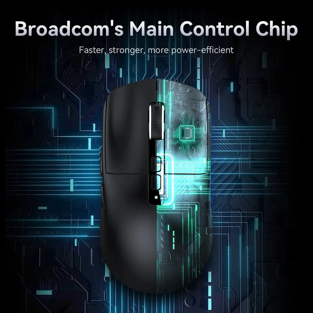 X6 Lightweight Wireless Gaming Mouse with 3 Mode Wired 2.4G BT5.2 Up