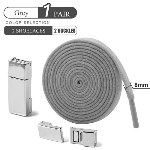 Magnetic Buckle No Tie Shoe Laces Elastic Shoelaces Without Ties Laces
