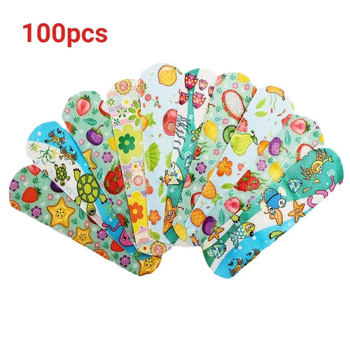 50/100pc Cartoon Animal Pattern Waterproof Hemostasis Kids Band Aid