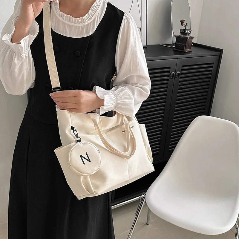 Waterproofed Women's Handbag Shoulder Crossbody Bags Oxford Tote Bag