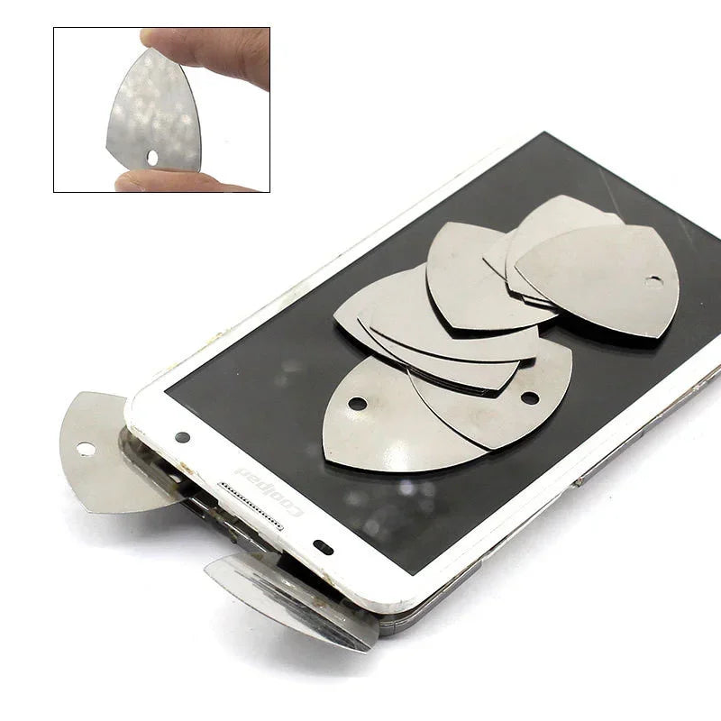 10/20/50PCS Metal Phone Opening Tools Metal Guitar Picks Pry Opener