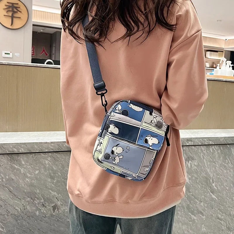 Snoopy Crossbody Bags for Ladies Kawaii Purses Phone Case Peanuts