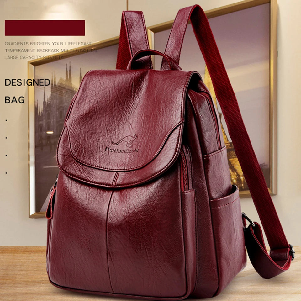 Ladies Bookbag Rucksack Women Large Capacity Backpack Purses High
