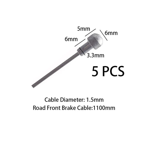5PCS Bicycle Brakes Line Road Mountain Bike Brake Cable Universal
