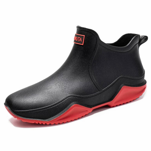 Fashionable Men & Women’s Ankle Rain Boots Anti-Slip Waterproof Shoes