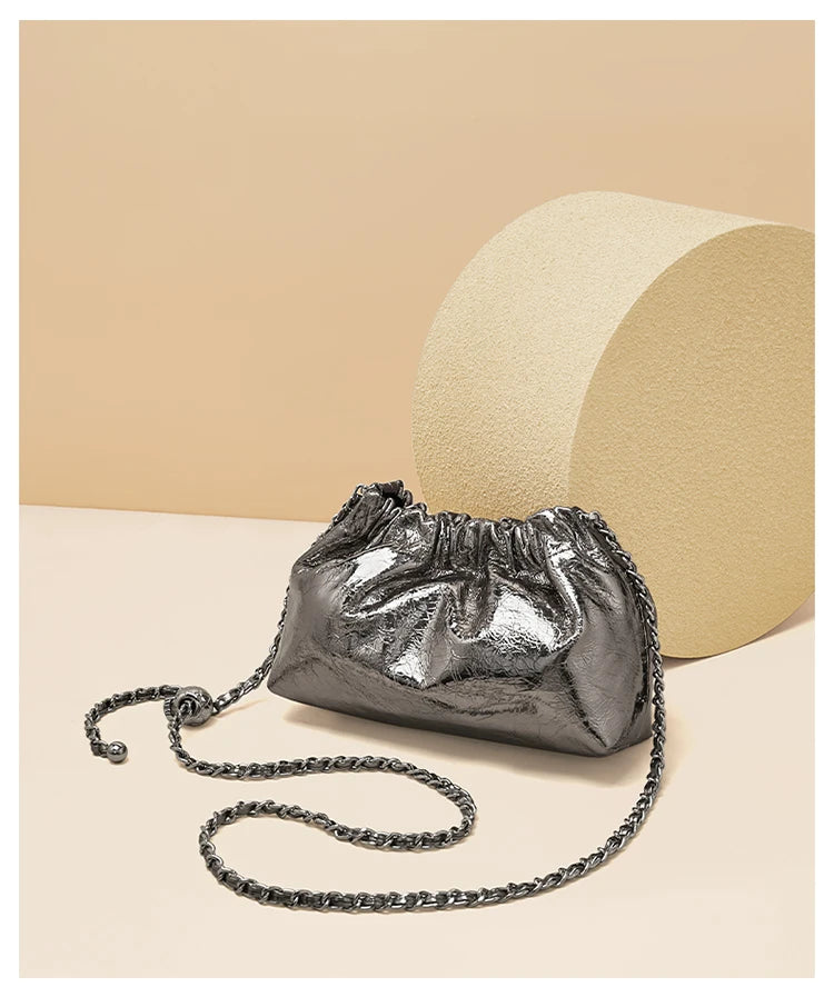 FOXER Genuine Leather Women Small Shoulder Bag Lady Mini Crossbody