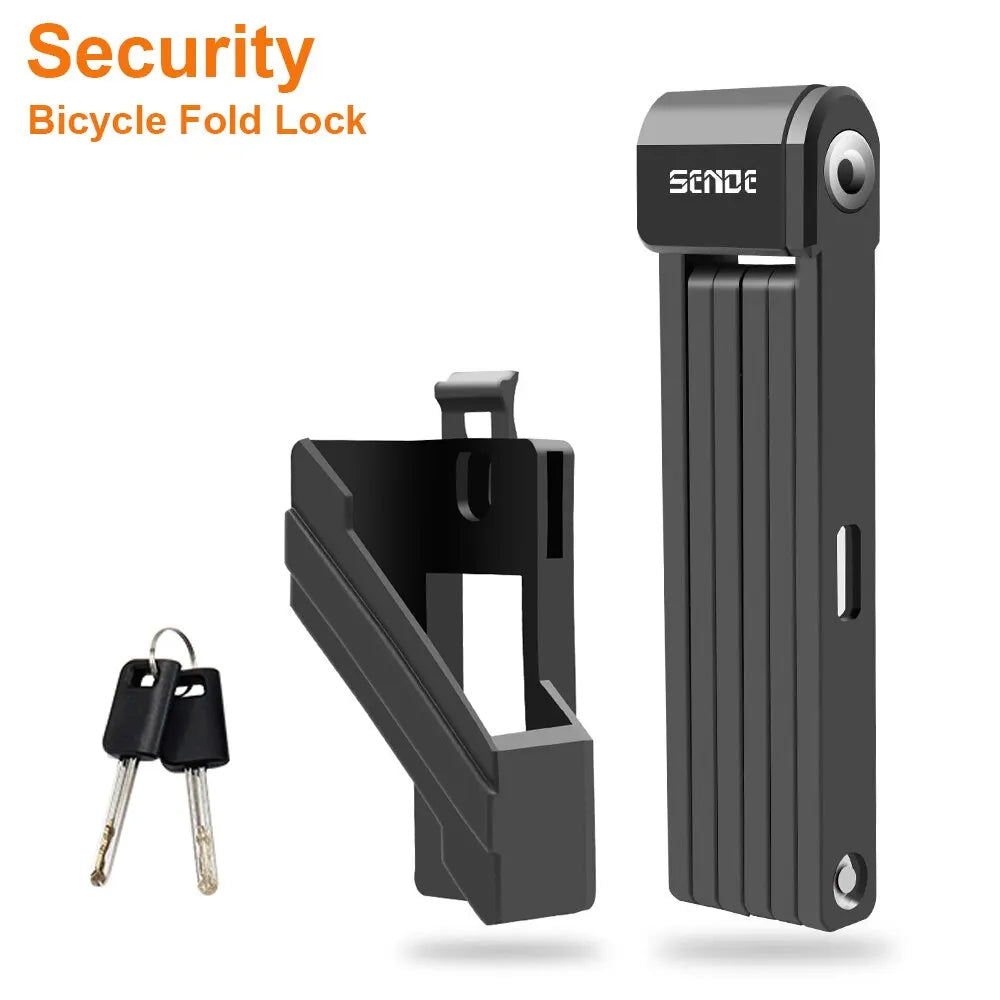 Bike Foldable Lock Anti-theft Electric E-Bike Chain Cable Padlock