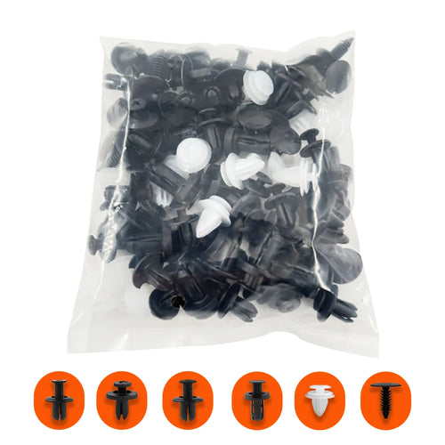 Bumper Retainer Clips Car Plastic Rivets Fasteners Push Retainer Kit