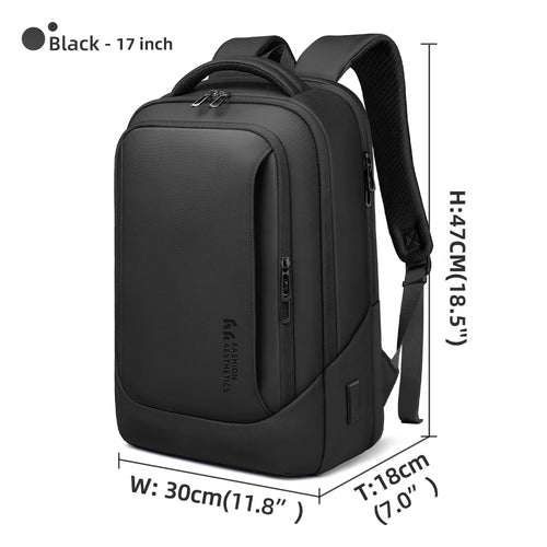 HK Men's Designer Laptop Bag Waterproof School Bags for College Boys