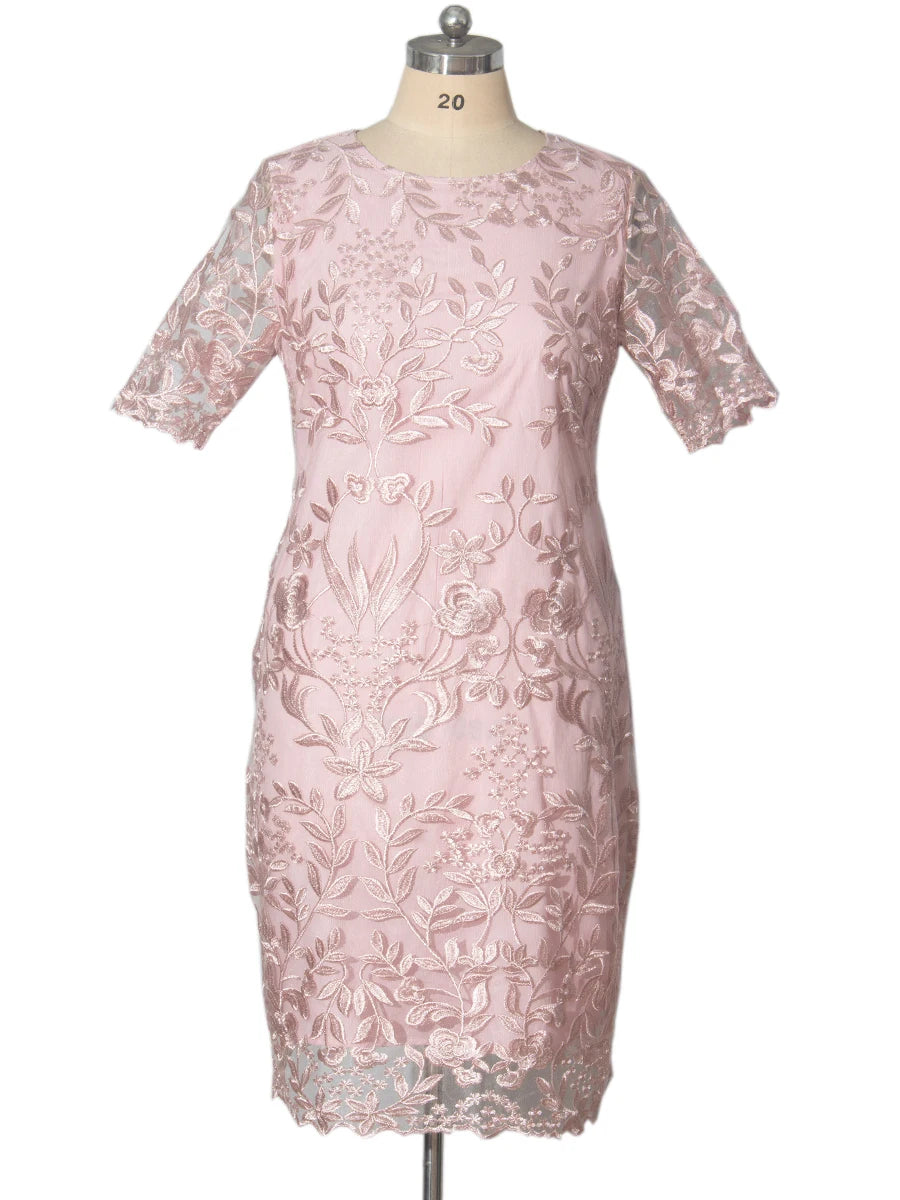 4xl 5xl Plus Size Summer Dresses for Wedding Guest Women's Short