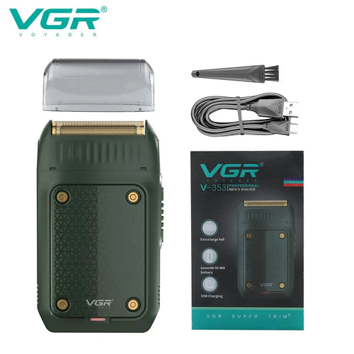 VGR V-353 Single Blade Professional Electric Rechargeable Mens Foil