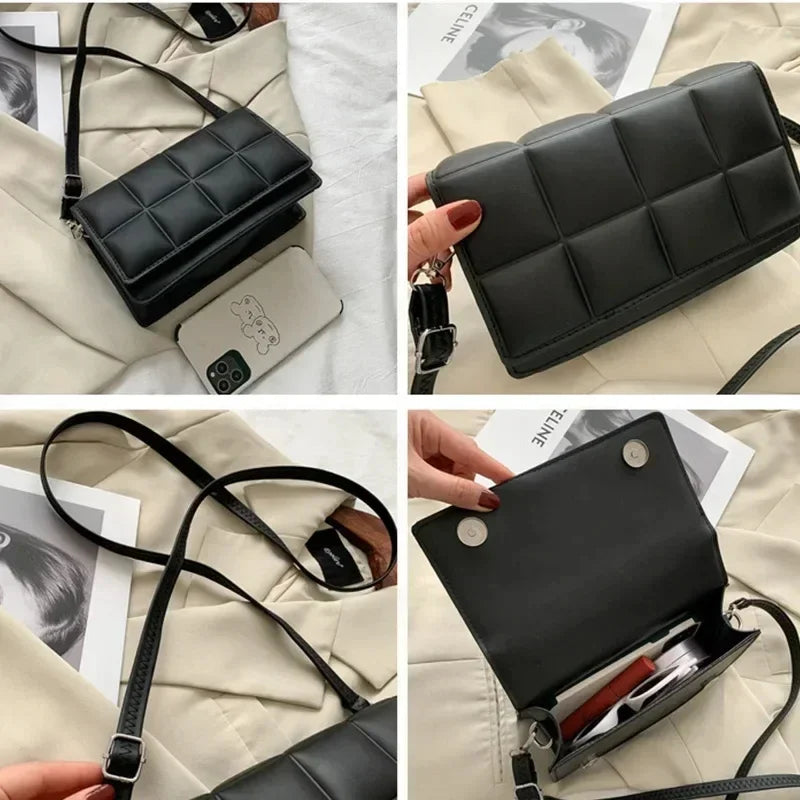 Fashion Brand Designer Women Shoulder Bag Small PU Leather Female