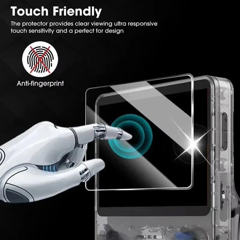 4 IN 1 Case+Glass for R36S Game Console Travel Carrying Storage Bag &